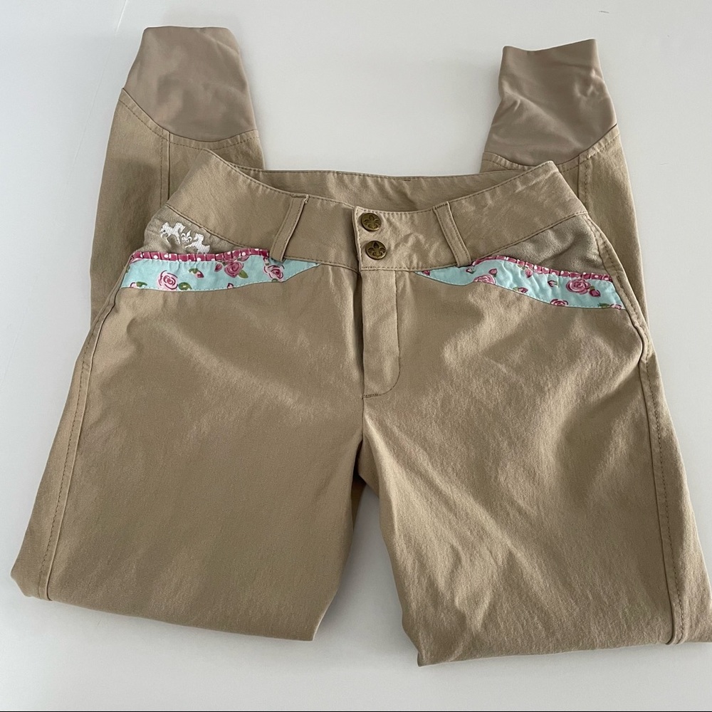 Kids Bindia Knee Patch Breeches Size 12